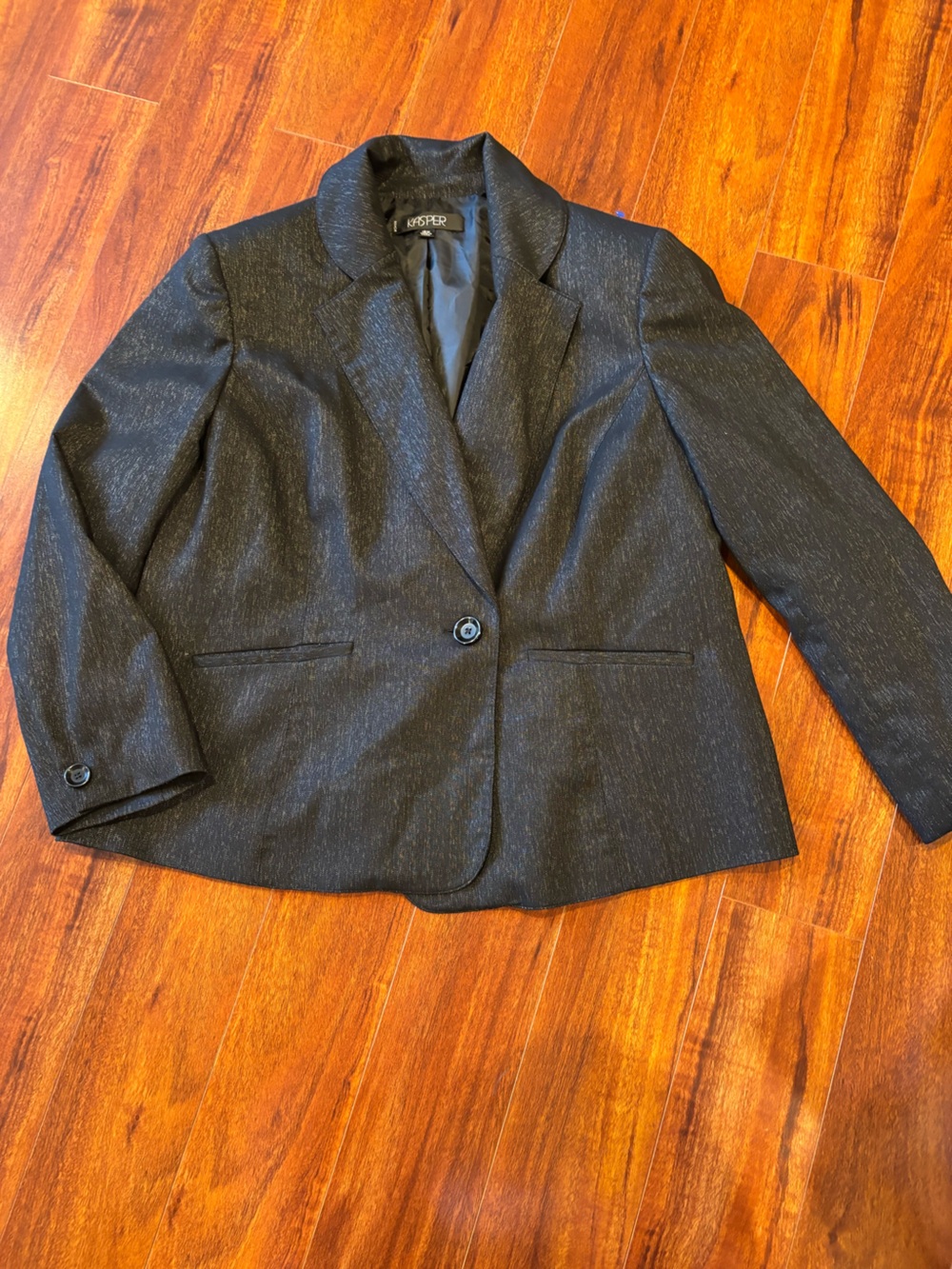 Kasper Black Textured Women's Blazer